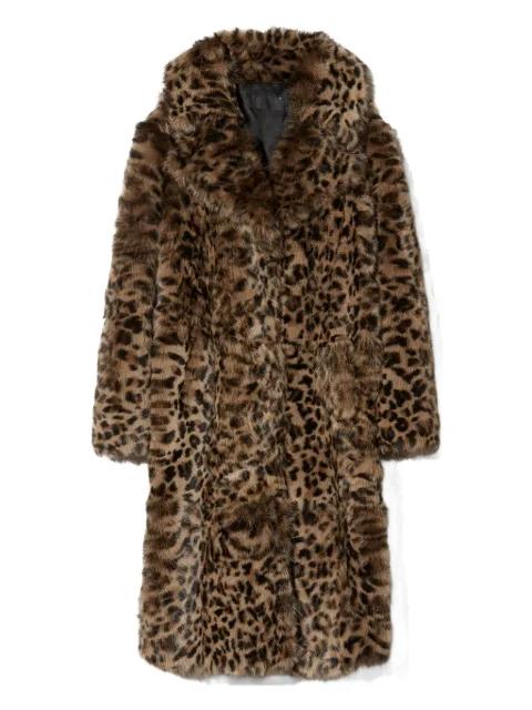 leopard-print fur coat by NILI LOTAN