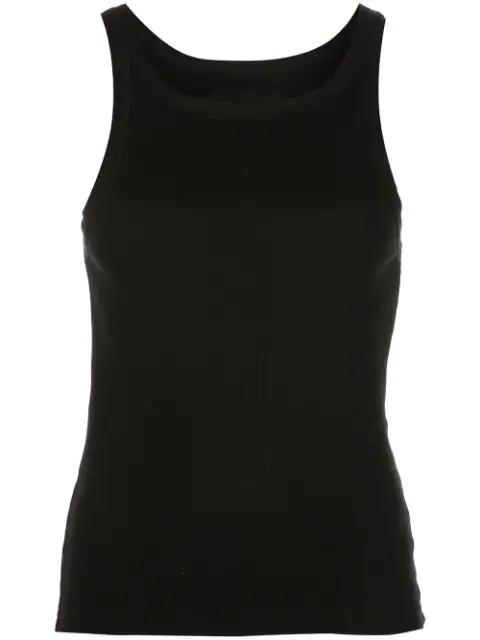 ribbed cotton tank top by NILI LOTAN
