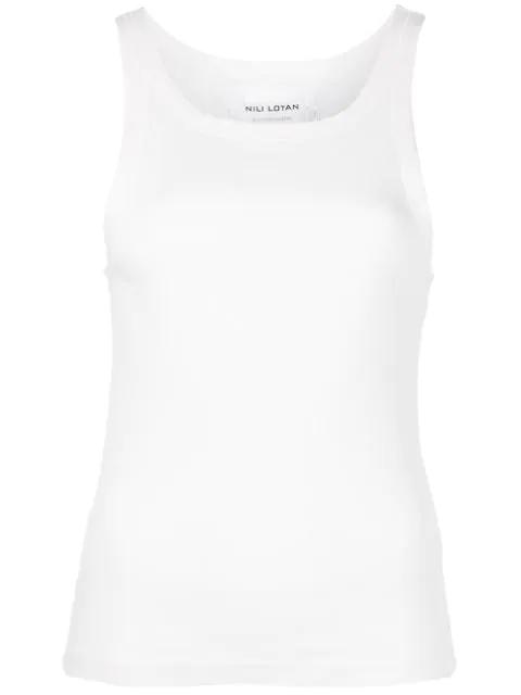 ribbed cotton vest top by NILI LOTAN