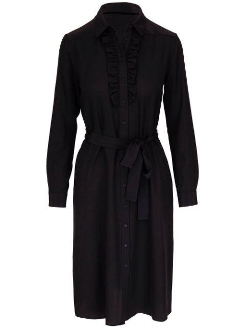 ruffle-trim shirt dress by NILI LOTAN