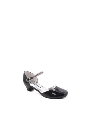 Girls' Cera Embellished D'Orsay Ankle Strap Flats - Little Kid by NINA