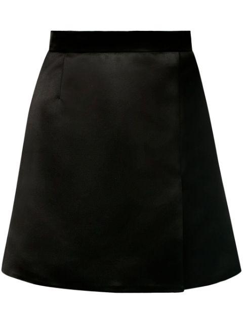 A-line satin skirt by NINA RICCI