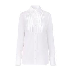 Cotton shirt with bib by NINA RICCI