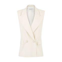 Double-breasted sleeveless jacket by NINA RICCI