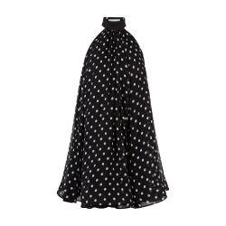 Halterneck mini dress with peplum by NINA RICCI