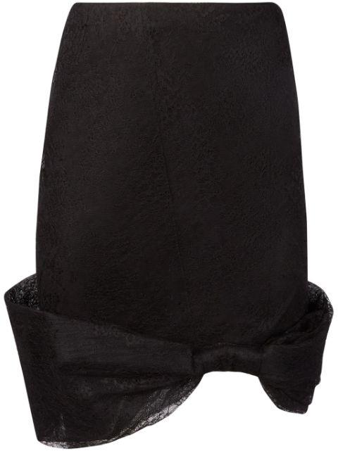 Lace Bow Skirt by NINA RICCI
