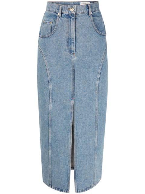 Long Denim Skirt by NINA RICCI