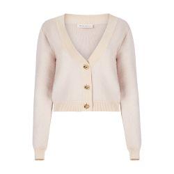 Mohair v-neck cardigan by NINA RICCI