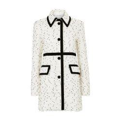 Polka-dot tweed coat by NINA RICCI