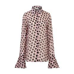Shirt with bell cuffs by NINA RICCI