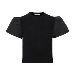 T-shirt with peplum short sleeves by NINA RICCI