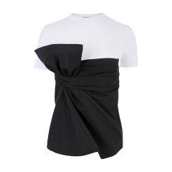 Wrap-around bow tee by NINA RICCI