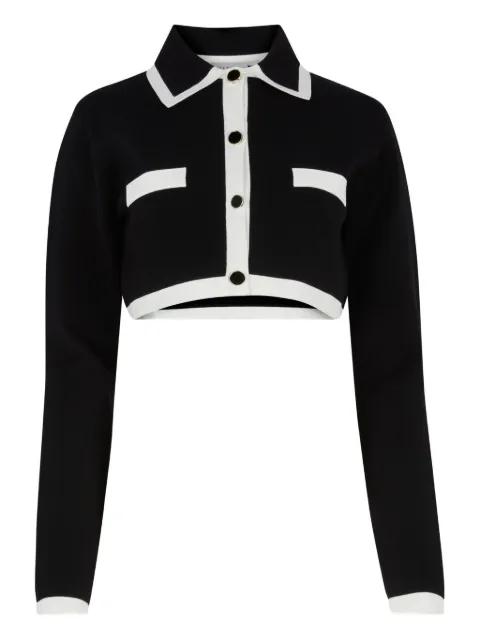 button-pocket knit cardigan by NINA RICCI