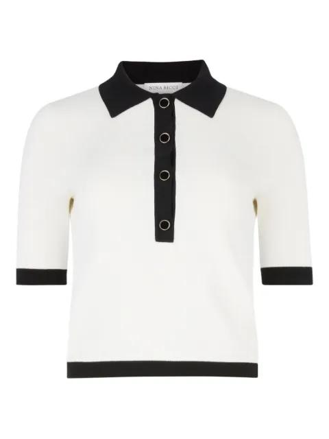 button short-sleeves polo shirt by NINA RICCI