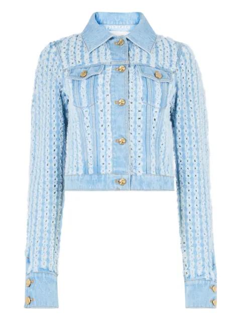 buttoned denim jacket by NINA RICCI