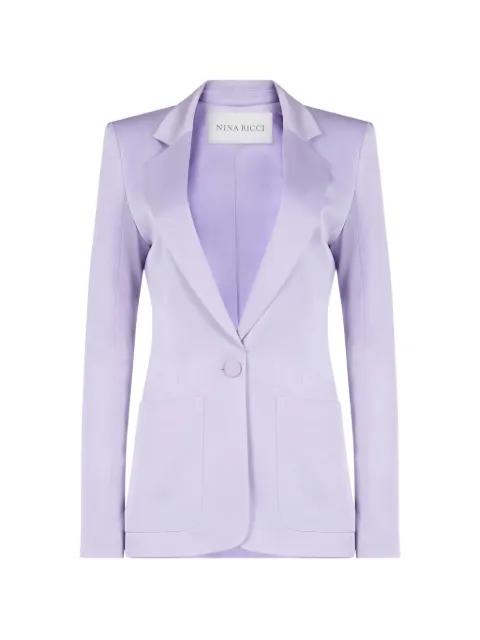 crepe satin blazer by NINA RICCI