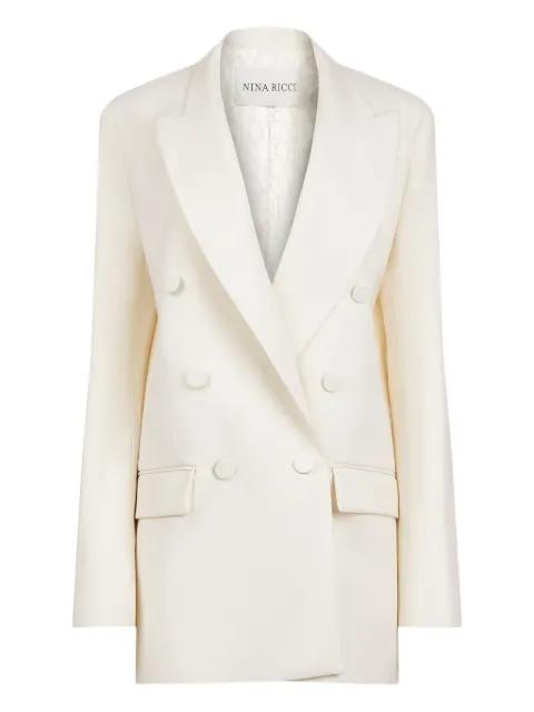 double-breasted blazer by NINA RICCI