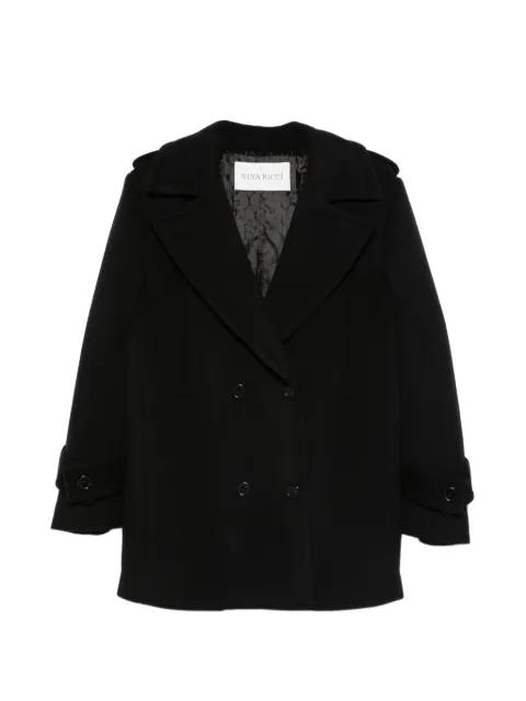 double-breasted reefer coat by NINA RICCI