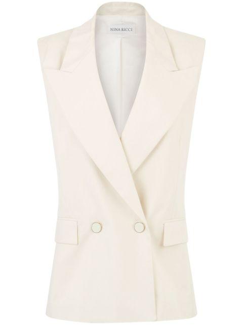double-breasted waistcoat by NINA RICCI