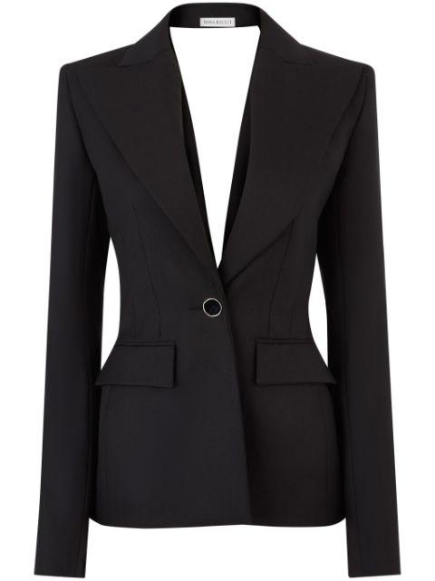 draped-back blazer by NINA RICCI