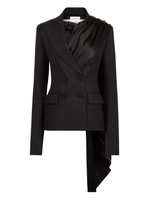 draped-scarf blazer by NINA RICCI