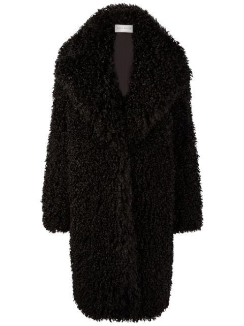 faux-fur oversized coat by NINA RICCI