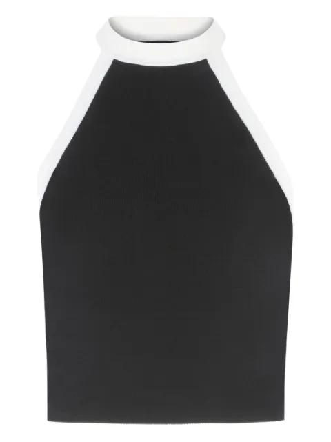 halterneck knit top by NINA RICCI