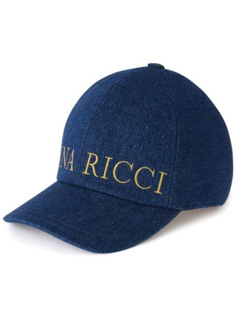 logo-embroidered cap by NINA RICCI