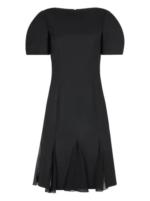 peplum short-sleeve mini dress by NINA RICCI