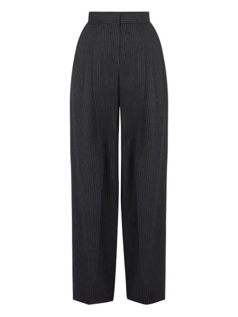 pinstriped-pattern wide-leg trousers by NINA RICCI