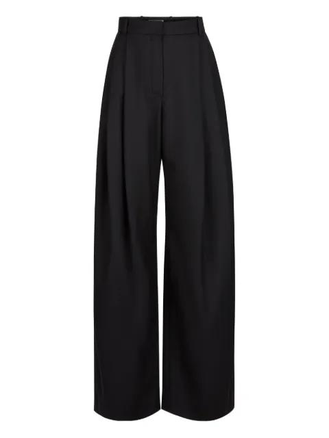 pleated gabardine trousers by NINA RICCI