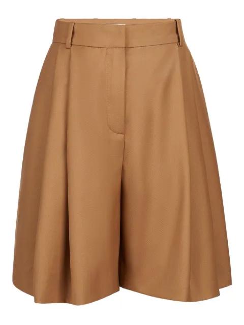 pleated high-waisted shorts by NINA RICCI
