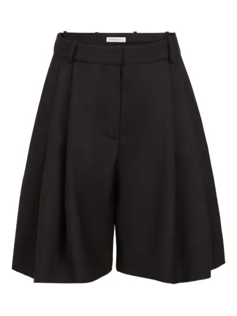 pleated high-waisted shorts by NINA RICCI
