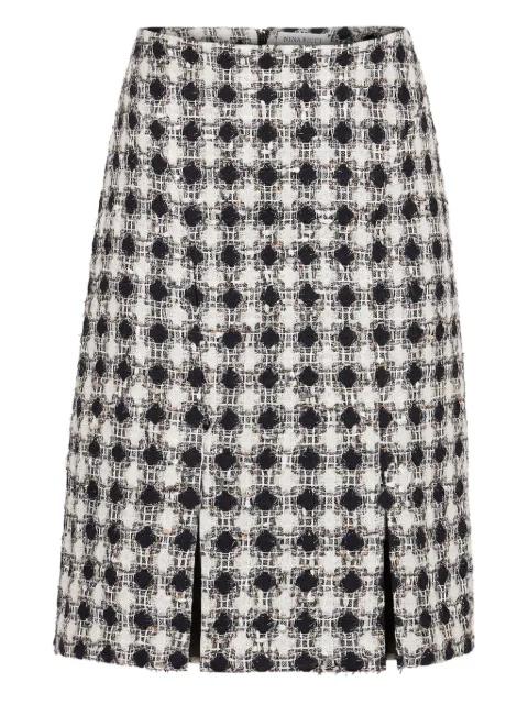 wool slited mini skirt by NINA RICCI