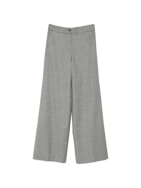 Karen frayed-detail trousers by NINE IN THE MORNING