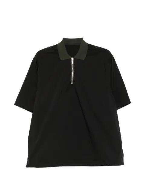 Milo zip-fastening polo shirt by NINE IN THE MORNING