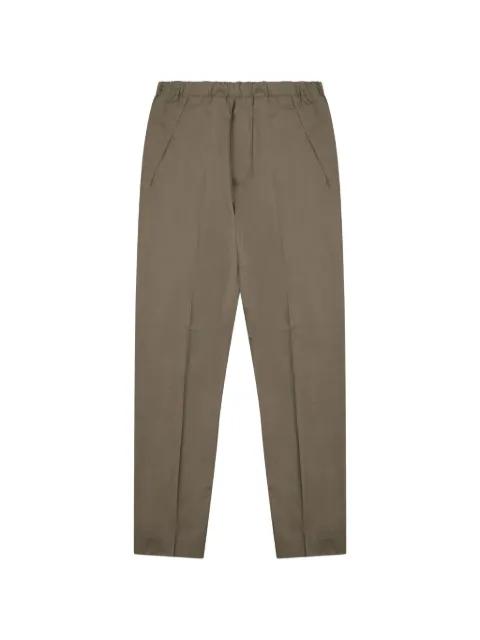 Mirco elasticated-waistband pressed-crease trousers by NINE IN THE MORNING