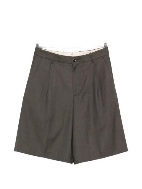 Odell pleated shorts by NINE IN THE MORNING