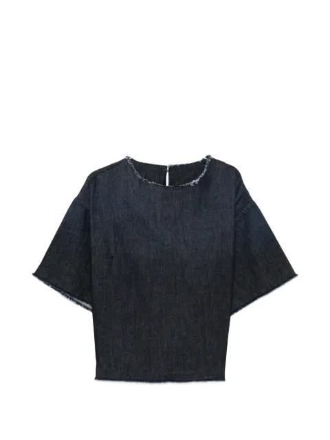 Rebe frayed top by NINE IN THE MORNING