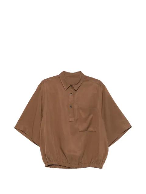 Tyche pocket short-sleeve top by NINE IN THE MORNING