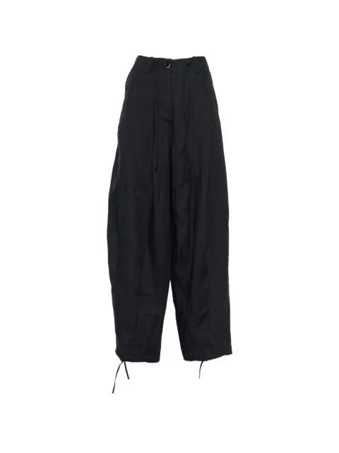 belt-loops palazzo pants by NINE IN THE MORNING