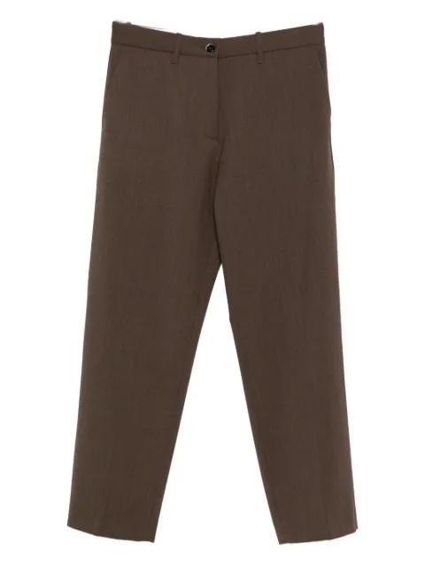 button-fastening trousers by NINE IN THE MORNING