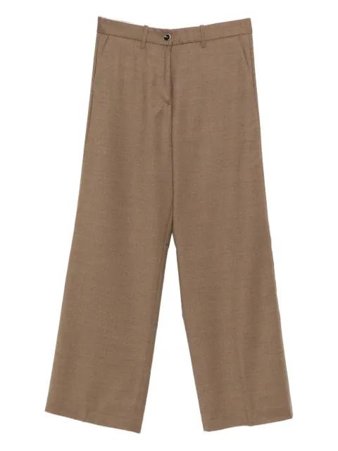 button-fastening trousers by NINE IN THE MORNING