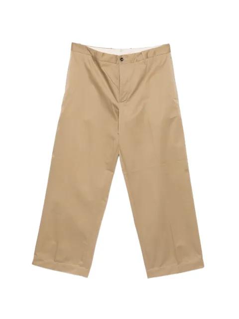 button-fastening trousers by NINE IN THE MORNING