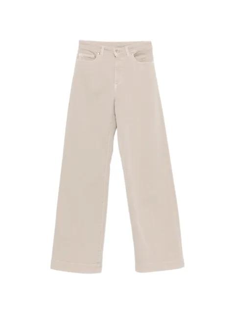 button wide-leg jeans by NINE IN THE MORNING
