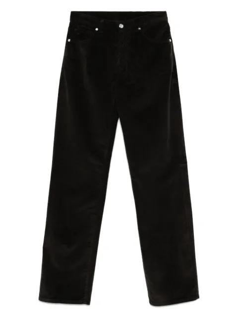 buttoned straight trousers by NINE IN THE MORNING