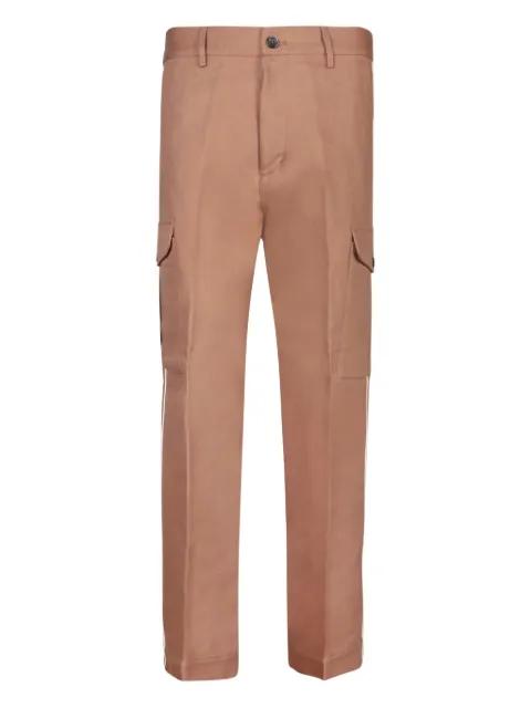 cargo-pocket stripe trousers by NINE IN THE MORNING