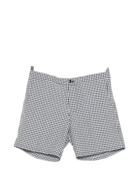 check-pattern swim shorts by NINE IN THE MORNING