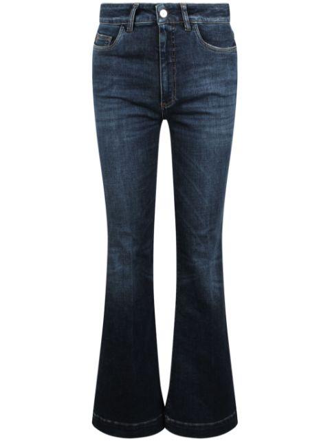cotton wide-leg jeans by NINE IN THE MORNING