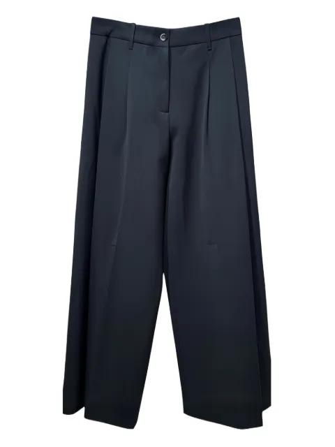 dart-detail tailored trousers by NINE IN THE MORNING